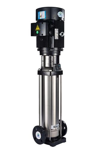 Inline vertical multi stage pump